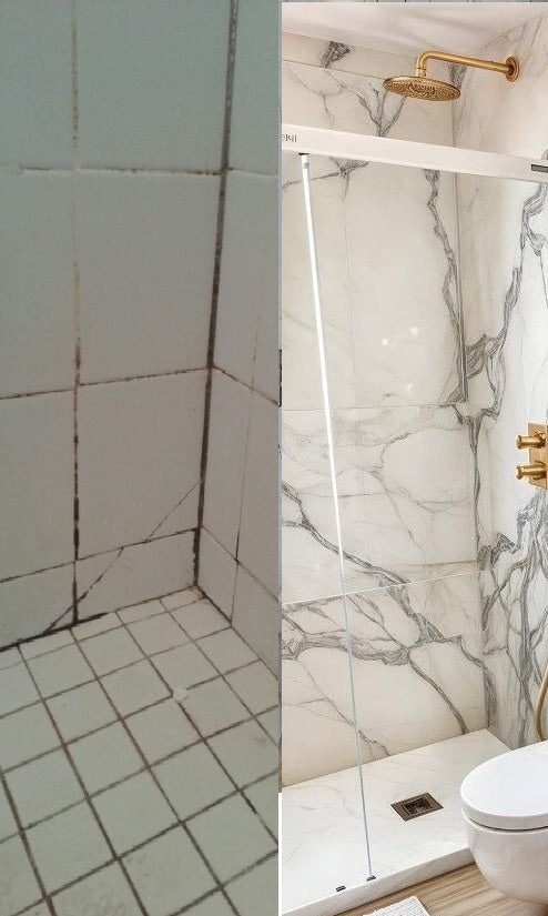 Moldy Tiles vs eco stone wall panels with marble effect tenerife