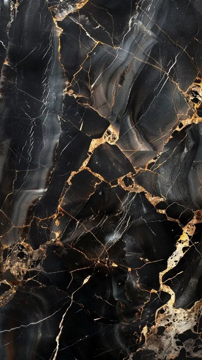 Liquid Gold Panels | Luxury Eco Stone Wall Panels with Gold Veining | Tenerife