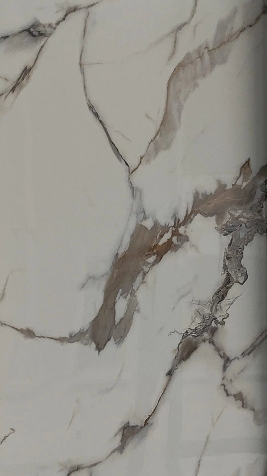 Eco-stone wall panel Aurora Marble, waterproof marble alternative.