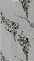 Imperial Statuario Luxury Wall Panel | Bold Bronze Veining | Gloss Finish | Tenerife