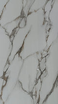 Palladium Stream Luxury Wall Panel | White with Bronze Veins | Metallic Elegance | Tenerife
