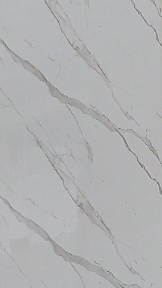 Eco-stone wall panel Picasso design, luxury marble look, waterproof & sustainable.