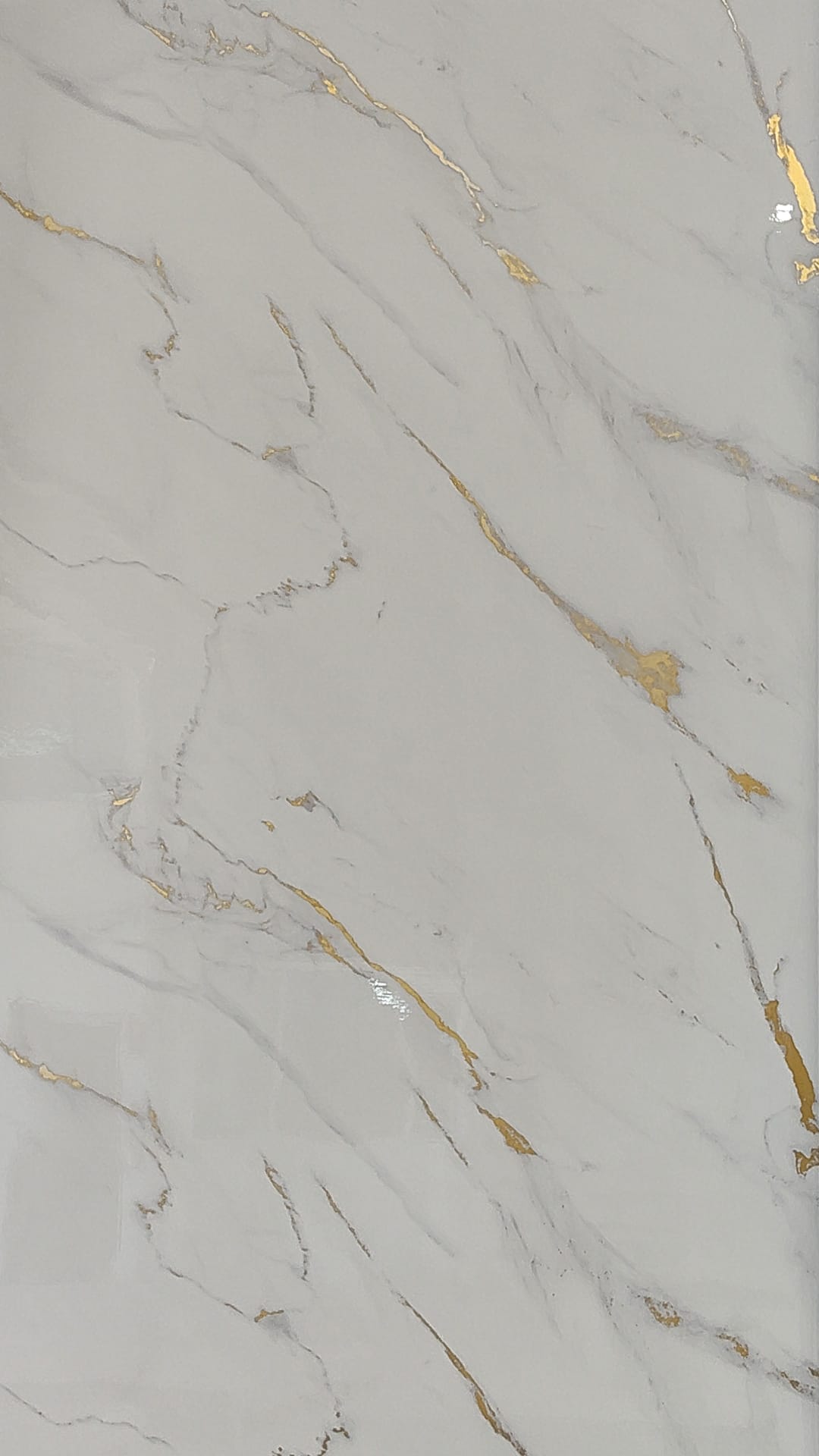 Decostone Golden Tears Luxury Wall Panel | White Delicate Gold Veins| Tenerife ...