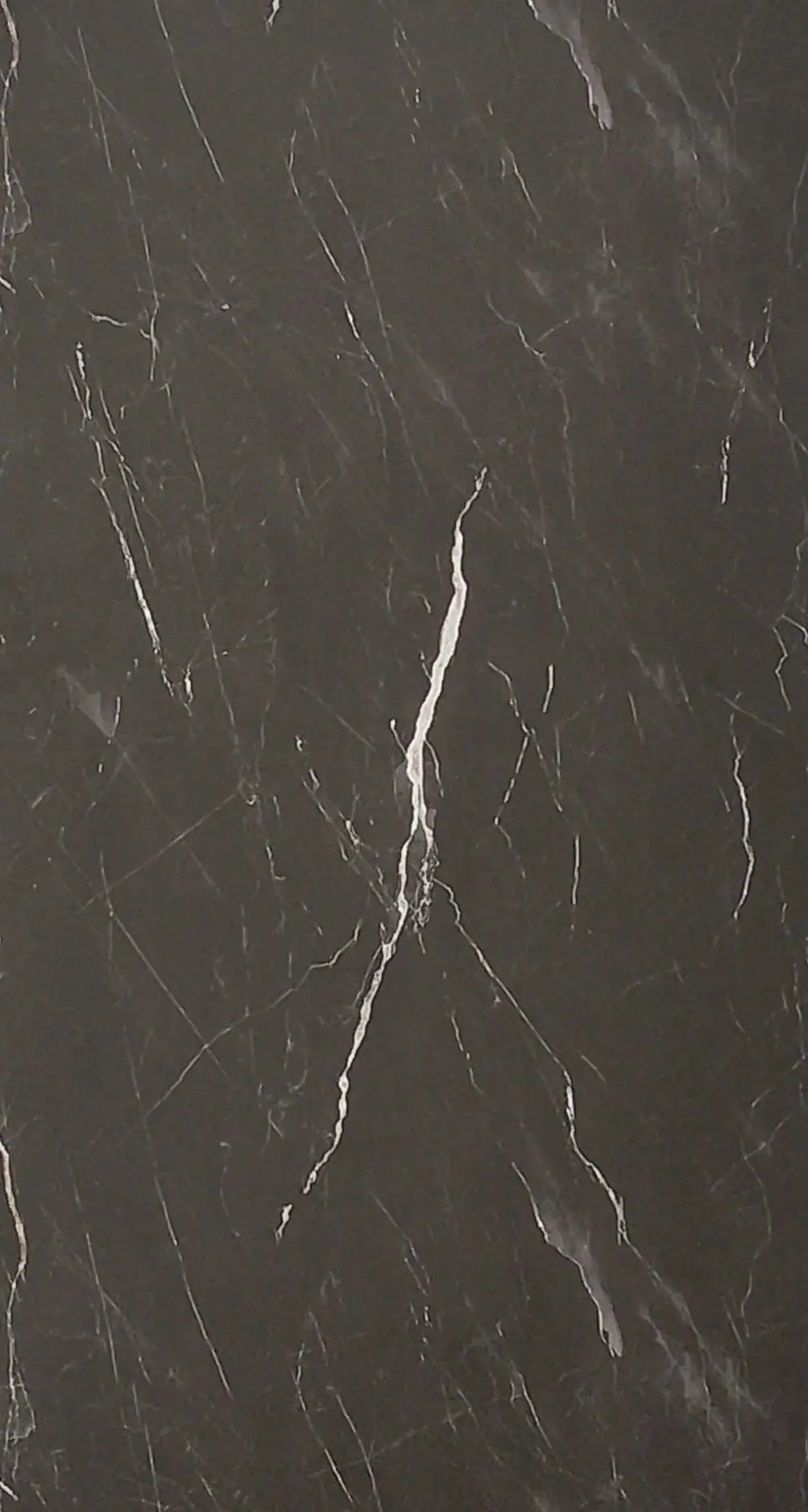 Eco-stone wall panel Noir Elegance matte finish, modern black marble look.